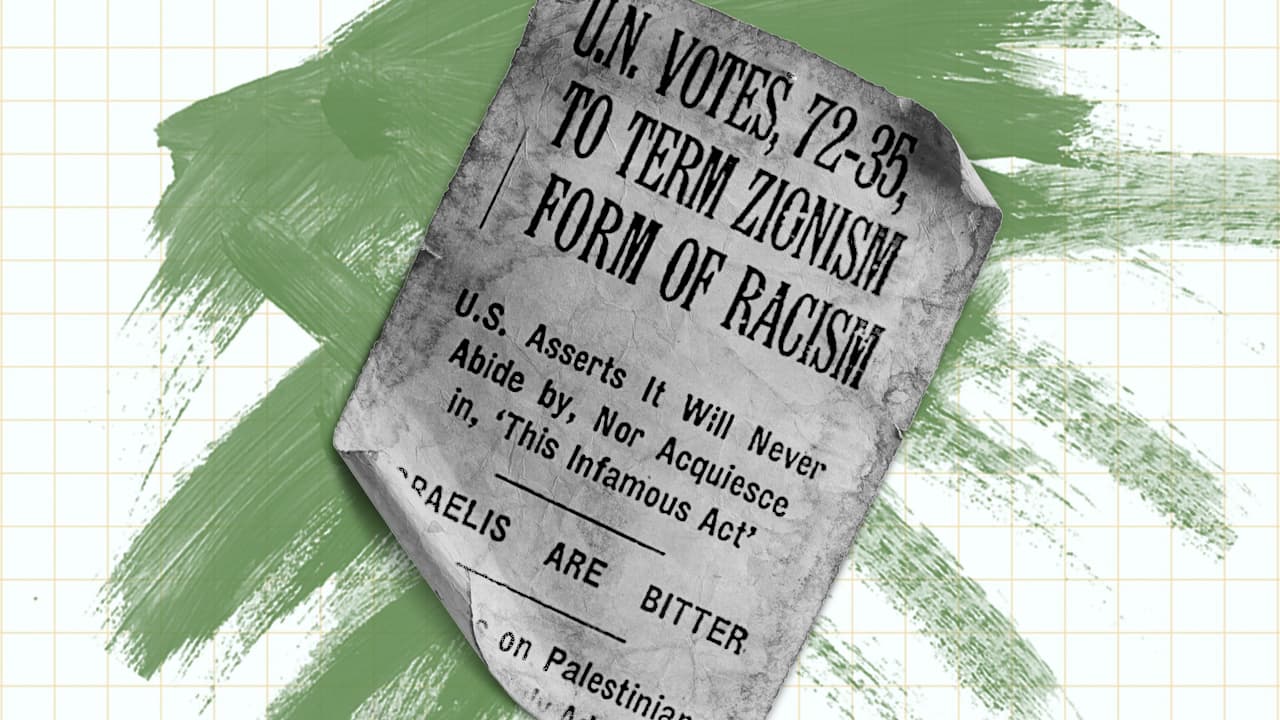 United Nations Passes Resolution 3379 Equating Zionism With Racism